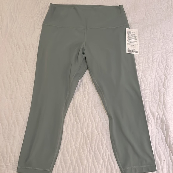 LULULEMON NWT Align™ High-Rise 25" leggings. Size 14. Green eucalyptus l. - Picture 3 of 7
